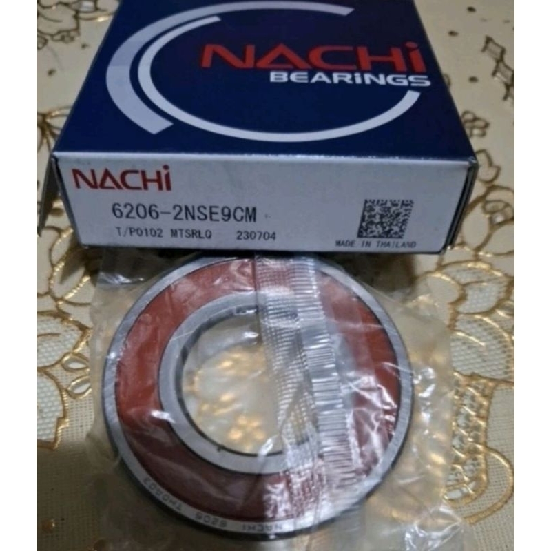 แบริ่ง 6206 2RS ยี่ห้อ NACHI ORIGINAL