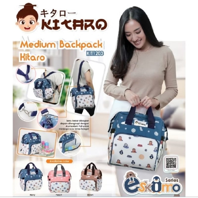 KITARO DIAPER BAG กระเป๋าขนาดกลาง|KITARO BAG SERIES ESKIMO