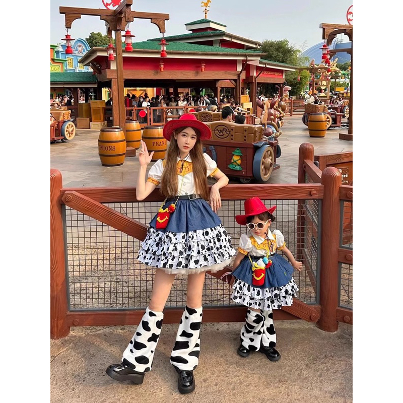 ของเล่น STORY HLOWEEN DRESS DISNEY COSTUME JESSY DRESS BIRTHDAY DRESS CHILDREN WOODY