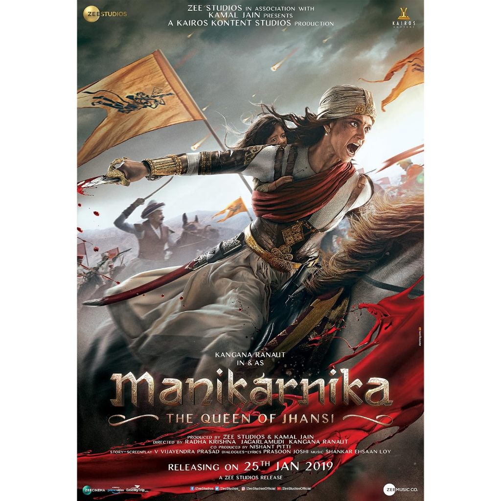 Dvd Movie India Cassette: Manikanika Of The Queen Of Jhansi (2019)