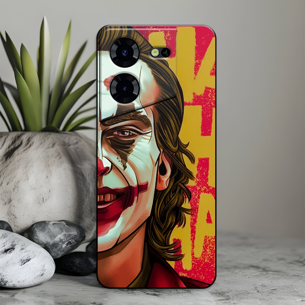 เคสนิ่มสําหรับ HP TECNO POVA 5 / POVA 5 Pro 2024 ล่าสุด J0ker Motif / ป้องกัน HP Case Silicon TPU / 