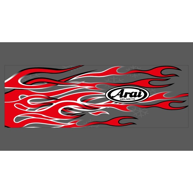 สติ๊กเกอร์ CVT LIVERY ARAI API UNIVERSAL YAMAHA/HONDA โปร่งใส