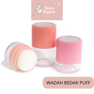 HALO PATCH - WADAH TRAVELING | TEMPAT BEDAK TABUR | WADAH BEDAK | WADAH TRAVEL PUFF