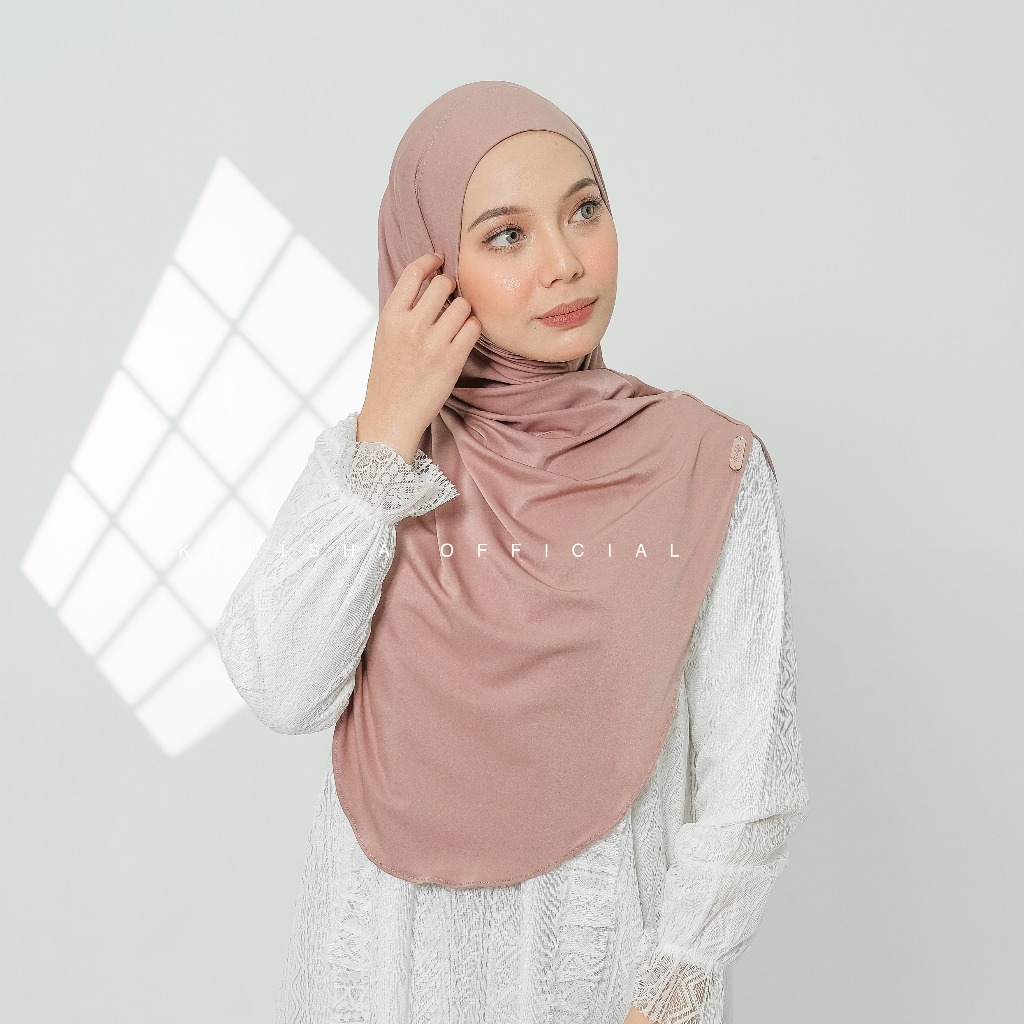 Kalisha - Zalika Instant Hijab Non Pet Syri Bergo Lai Hijab Covers Chest