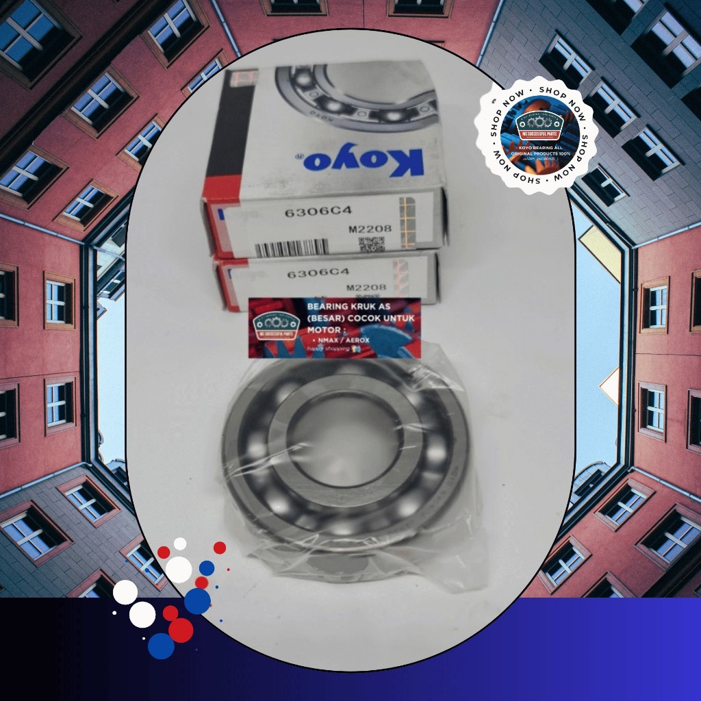 BEARING 6306 C4 KOYO ORIGINAL JAPAN 6306C4