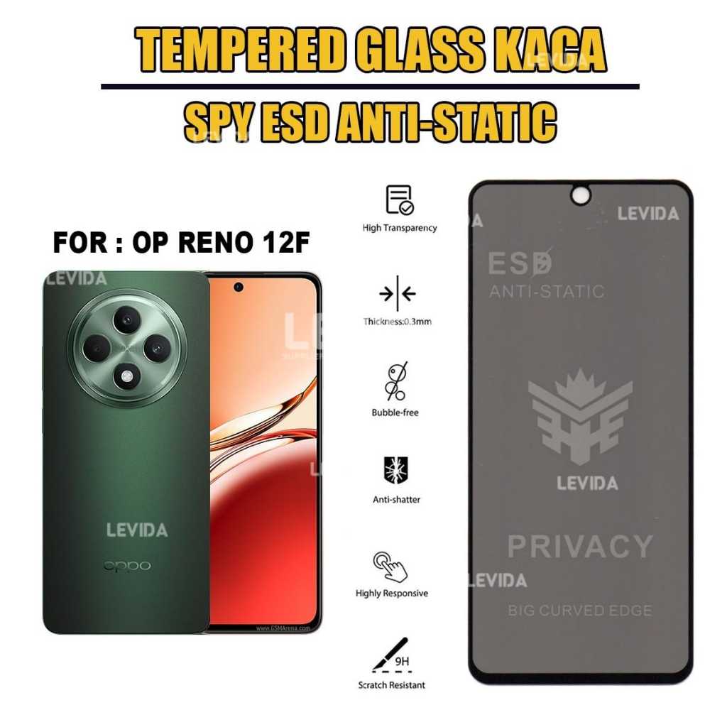 LAYAR Oppo Reno 14 Oppo Reno 14F Oppo Reno 15 5G Oppo Reno 15F Oppo Reno 12F กระจกนิรภัยคลุมทั้งหมด 