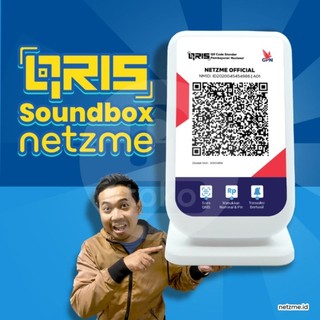 QRIS_Soundbox_Netzme - Transaksi QRIS masuk Lebih Aman (Tanpa Biaya Harian)
