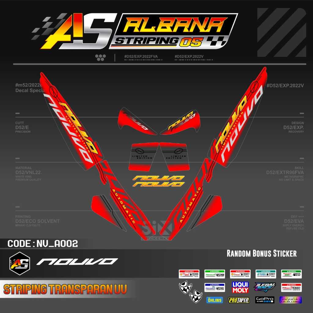 STRIPING R15V3 VVA YZFV3 / สติ๊กเกอร์รูปลอก YAMAHA R15 V3 VVA YZF V3