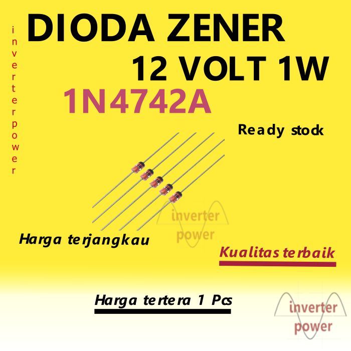 1N4742 1N4742A ไดโอด zener 12 โวลต์ 1 w