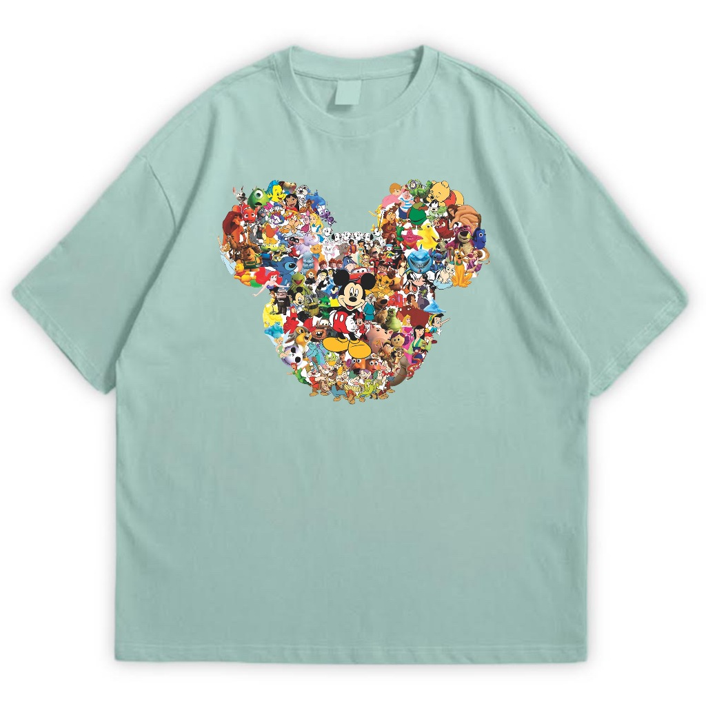 Lover Shop เสื้อยืดผู้หญิง Tops MK GROUP Oversize Jumbo Short Sleeve สไตล์เกาหลี ล่าสุด