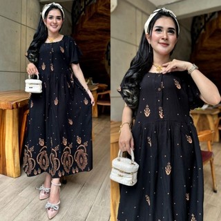 DASTER RAYON JUMBO XXL LD 120//DRESS BUSUI WANITA TERBARU 2023/HOME DRESS JUMBO KEKINIAN