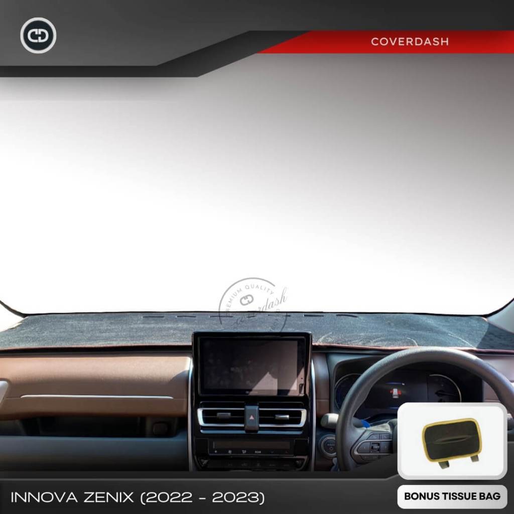 Toyota Innova Zenix Car Dashboard Protective Cover Mat (2022 - 2023) อุปกรณ์เสริมพรมแดชบอร์ดกันลื่น