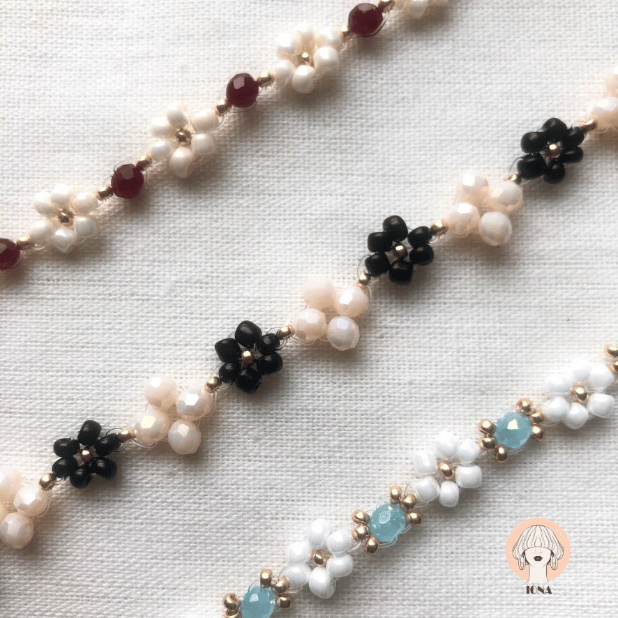 DAISY FLOWER และ CZECH BRACELET | ดอกไม้และ CZECH BRACELET - IONA01