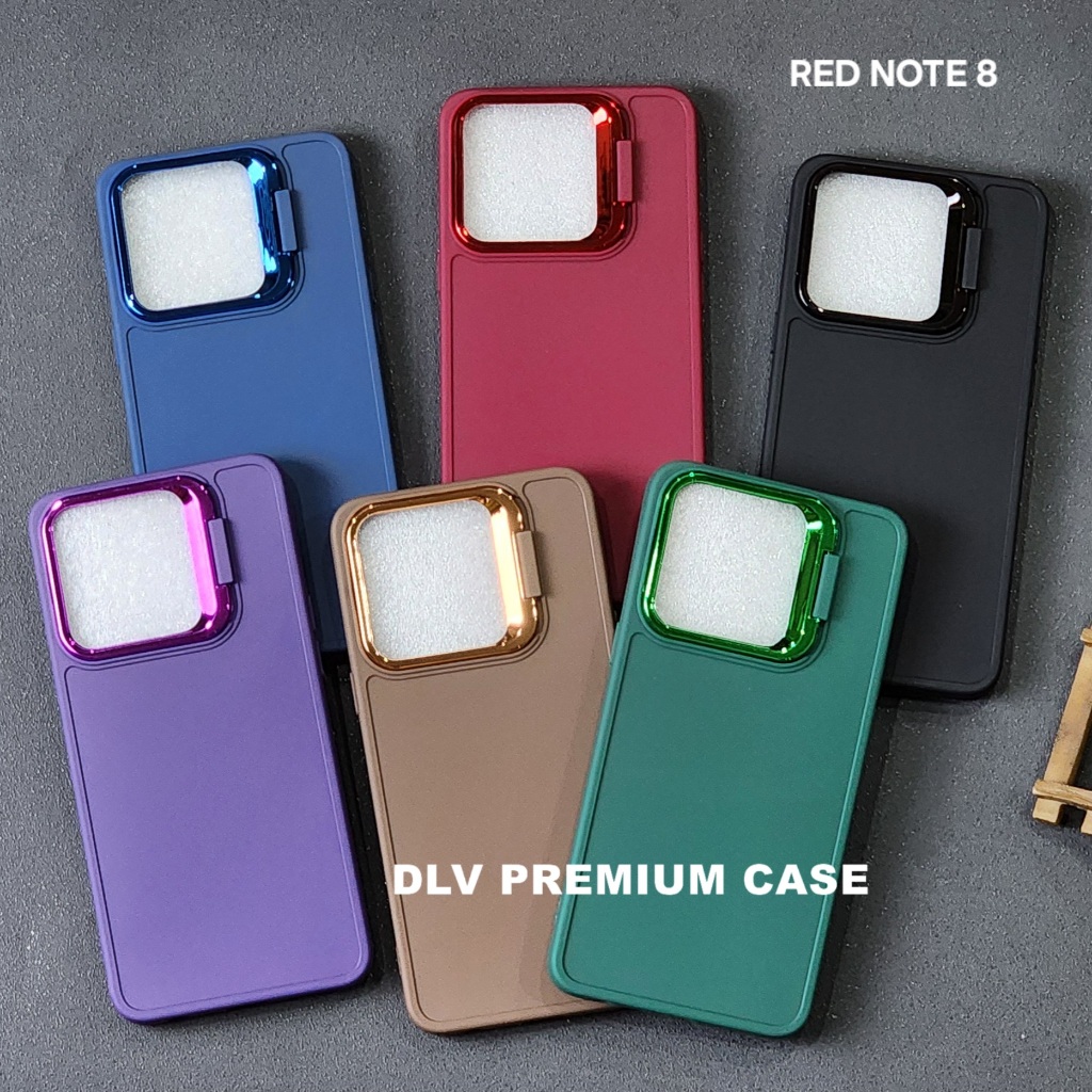 REDMI NOTE 8 CASE LUXURY LENS HOLDER STAND เคสกล้อง MACAROON REDMI NOTE 8