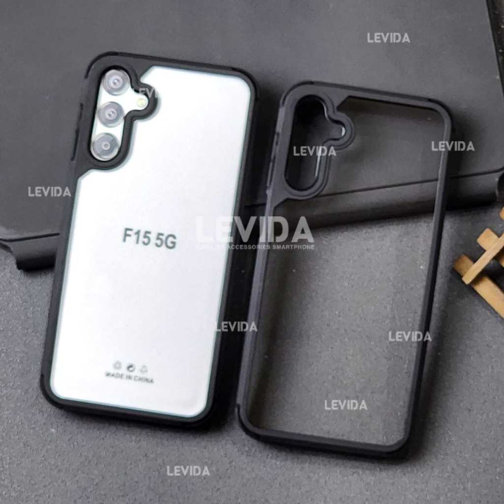 Samsung M15 5G Samsung M55 5Gกรณีคริสตัลใส/กรณีไฮบริดกันกระแทกClear Samsung M15 5G Samsung M55 5G