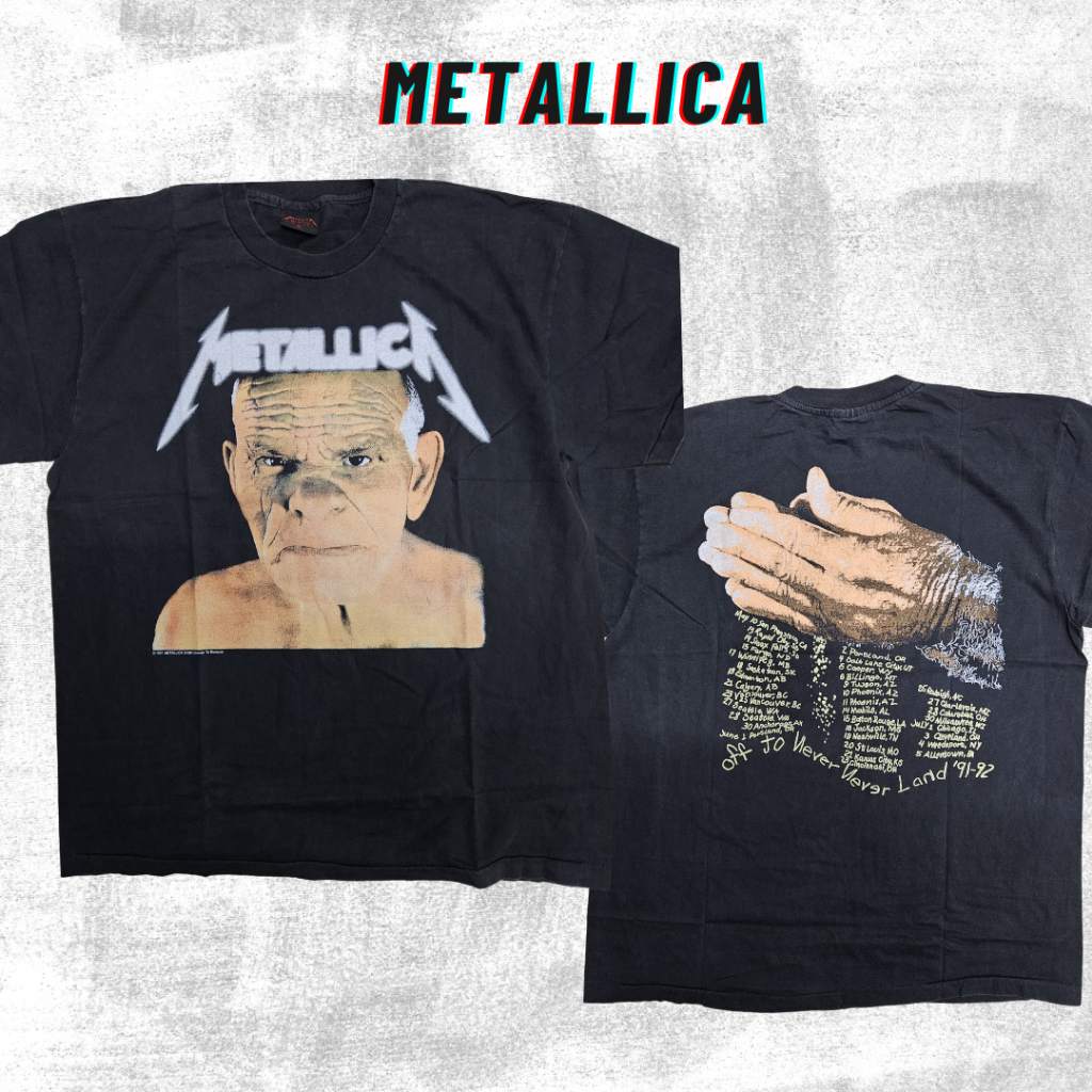 เสื้อยืด METALLICA TAG METALLICA (ไทย BOOTLEG)