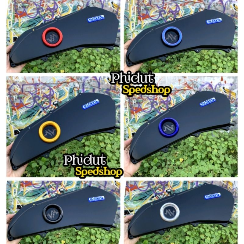 สีดํา Slim Filter Cover Pcx 160 2021 - 2024 K1Z Vario 160 K2S Adv 160 Stylo 160 Pcx 160 2025 K1Y Slim Geprek วัสดุเดิม
