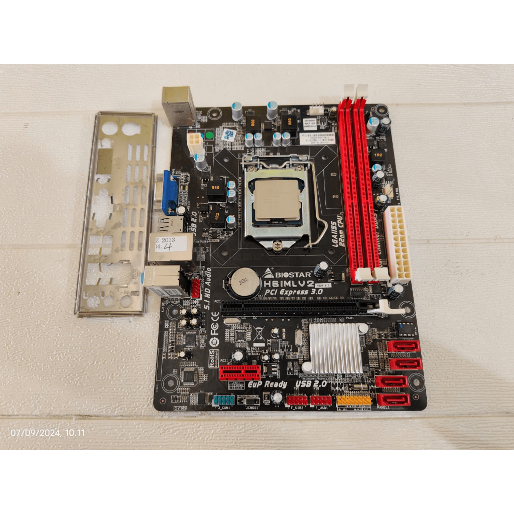 H61 แพคเกจเมนบอร์ด intel core i5 3470 3.20 Ghz LGA 1155 plus พัดลม