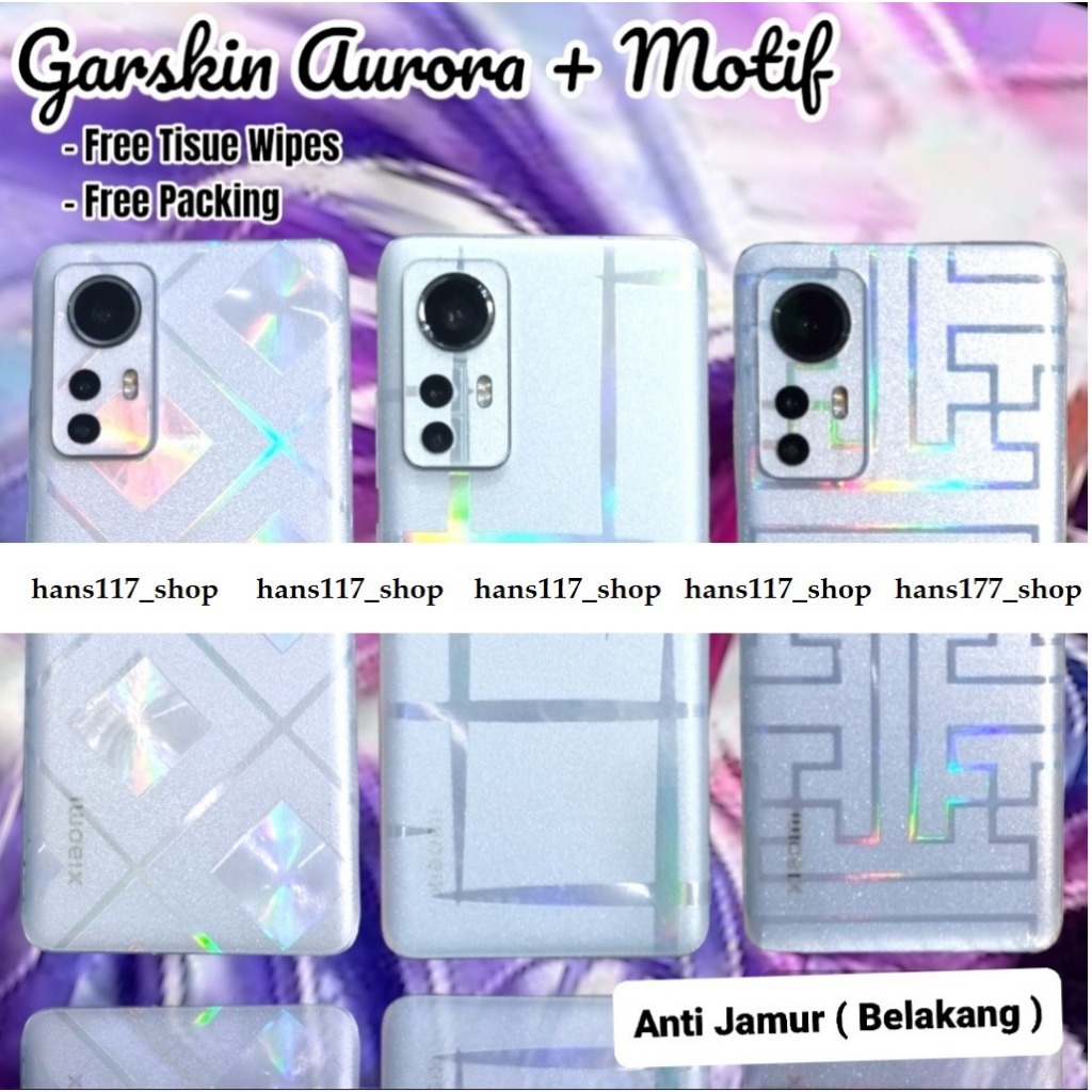 Anti-scratch กลับ HOLOGRAPHIC Motif Xiaomi Redmi 15 15C 14C 13X 13 13C 12 12C A7 Pro A5 A3 A2 A1 10-