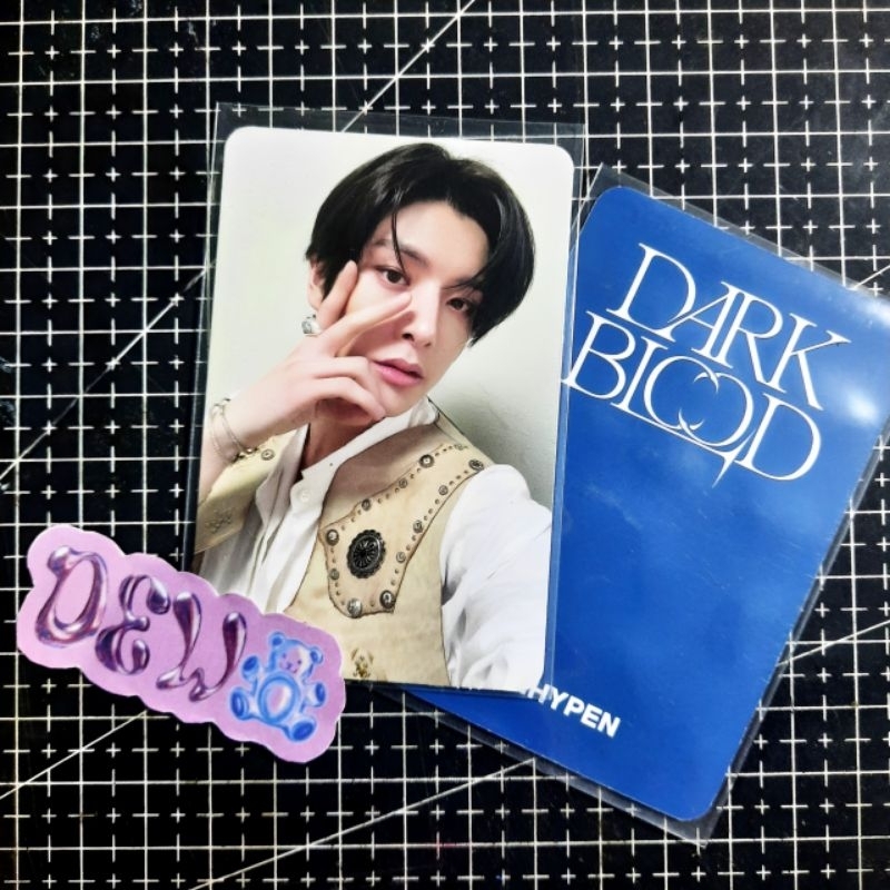 PC Jake Enhypen Lucky Draw Kpopmerch R2 Dark Blood (Jake kpopmerch ld 2r kmerch db) Photocard อย่างเ