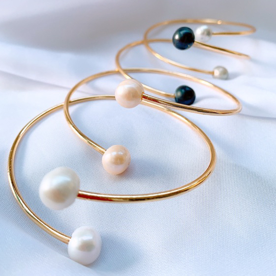 ของแท้ PEARL BRACELET - FRESHWATER PEARL BRACELET - LOMBOK SOUVENIRS - ADJUSTABLE BRACELET ALL SIZES