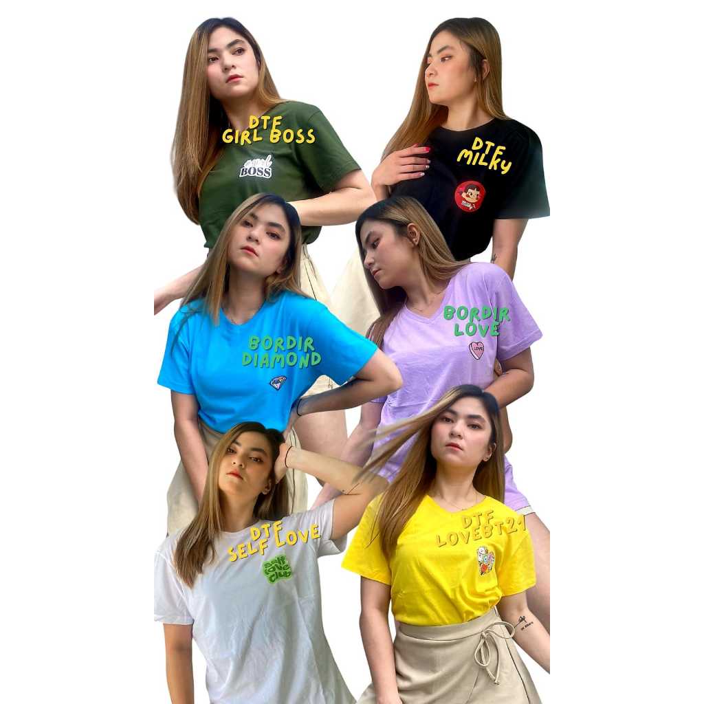 LCC COTTON T-SHIRT COUPLE FAMILY PRINTING T-SHIRT (รุ่น POCKET)