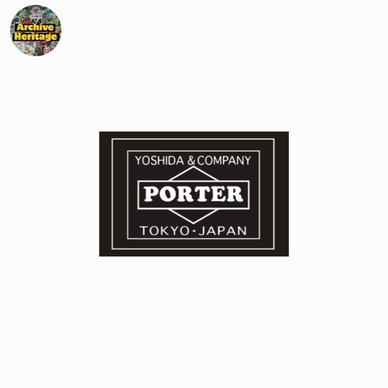 สติ๊กเกอร์ สติ๊กเกอร์โลโก้แบรนด์กระเป๋าบริษัท Porter Yoshida