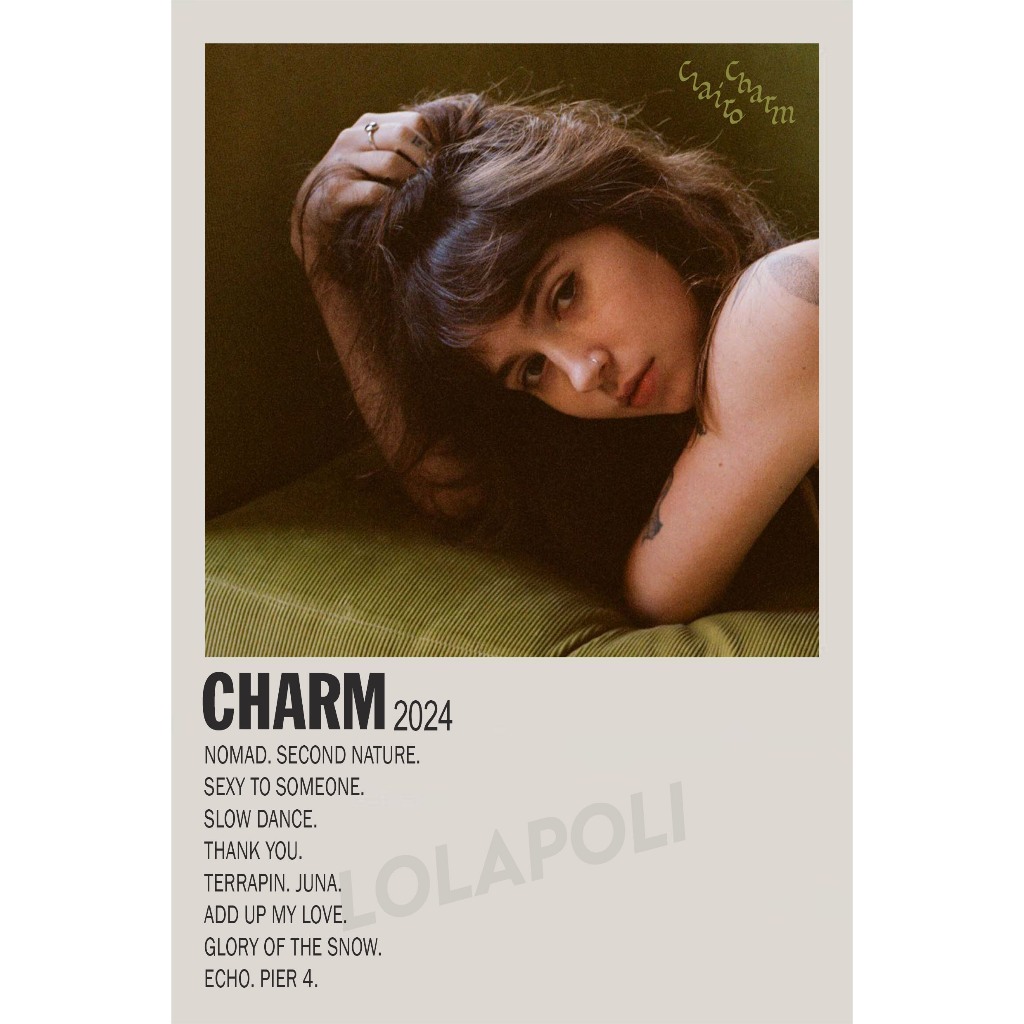 โปสเตอร์ปกอัลบั้ม Charm - Clairo