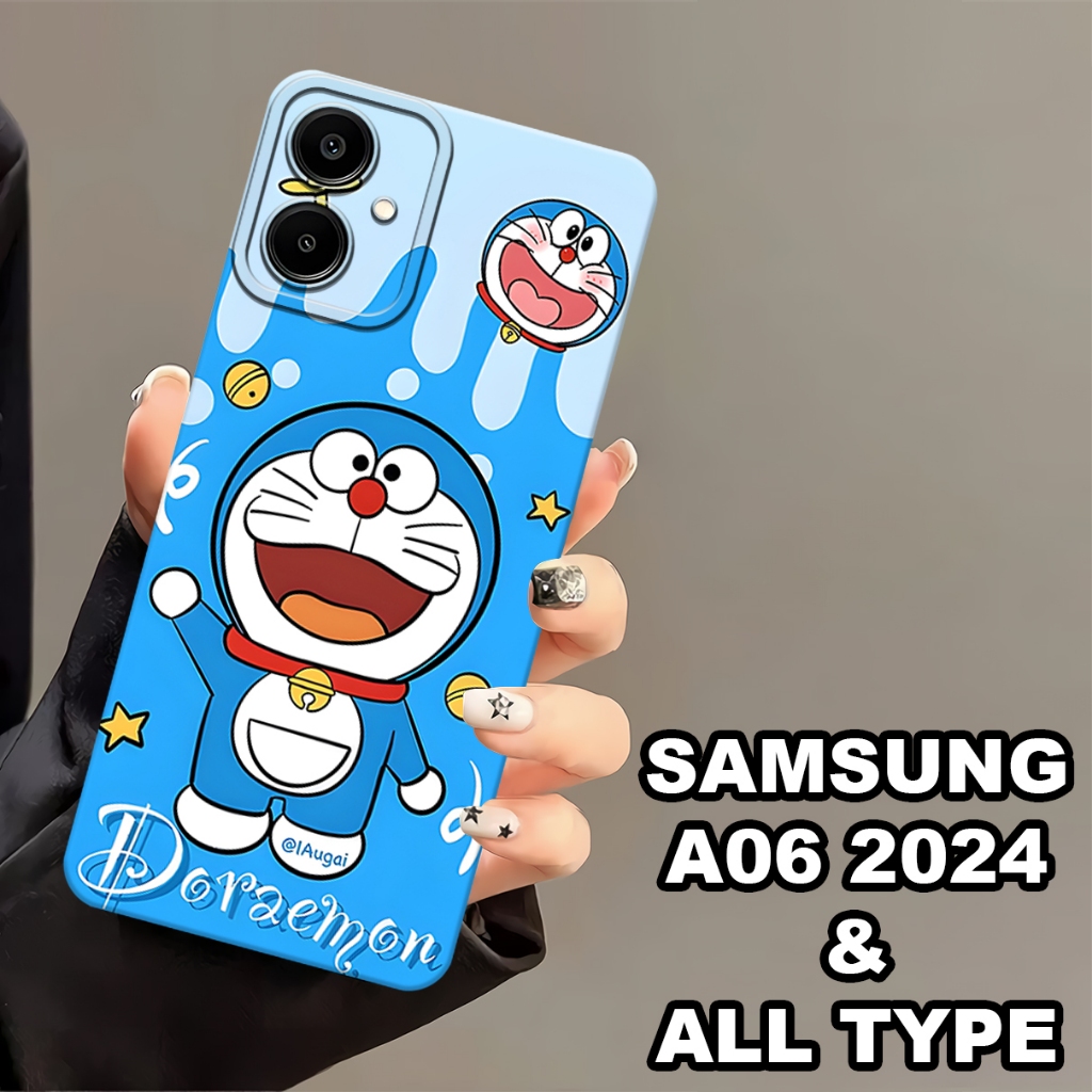 AC58/Softcase Procamera Hp Samsung A06 ล่าสุด 2024 Doraemon Motif เคสโทรศัพท์มือถือ