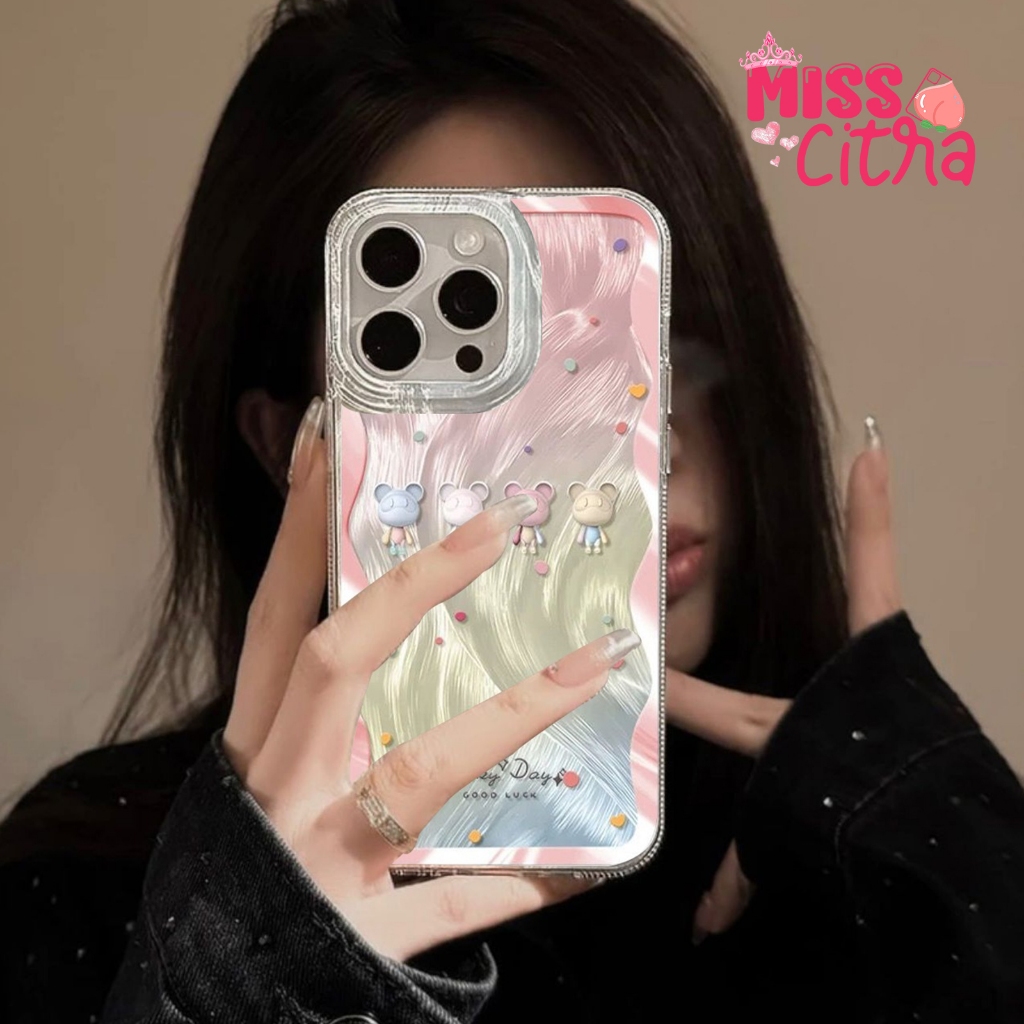 SS949 SOFTCASE CASE HOLOGRAM สําหรับ OPPO A1 A1K A3S A3X A5 A5S A7 A8 A9 A12 A15 A15S A16 A16 A16E A