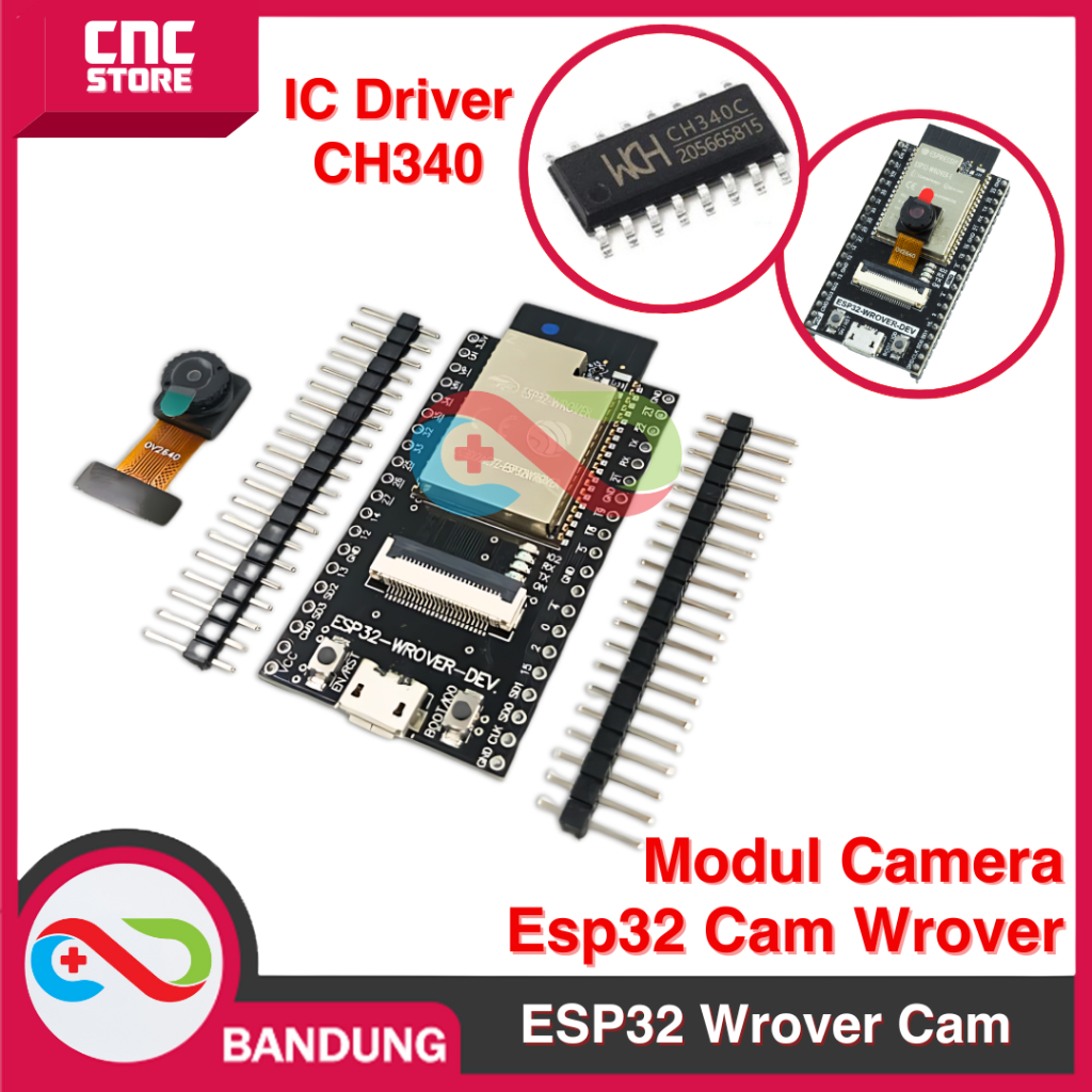 ใหม่ ESP32 WROVER CAM 2022 กล้องบลูทูธ WIFI ESP32-CAM DEV BOARD