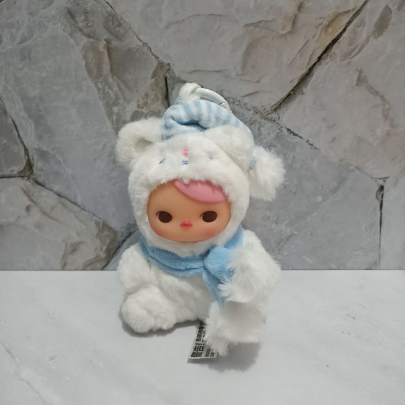 Ganci/พวงกุญแจ/พวงกุญแจ Pop Mart Pucky Bear Planet Series ตุ๊กตา