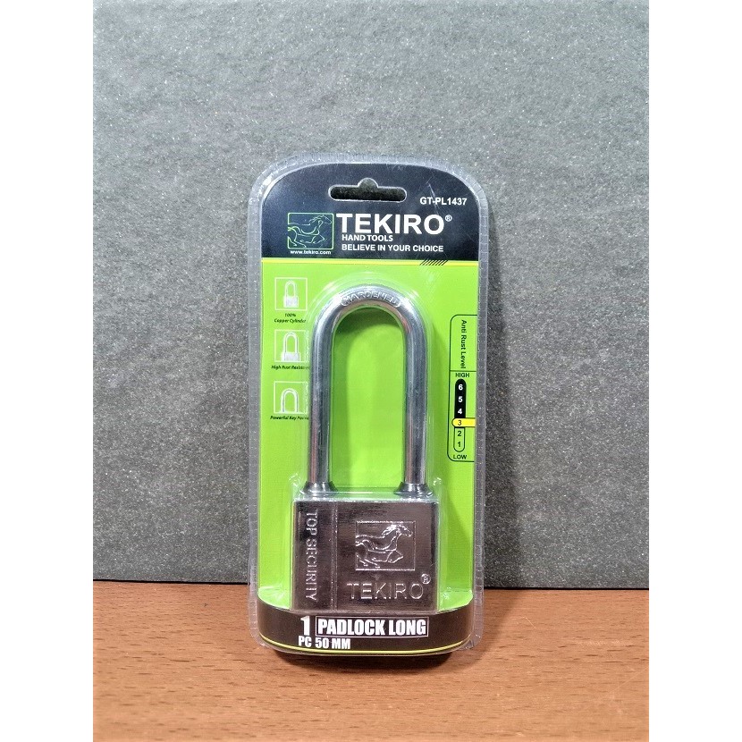 Tekiro ยาวคอรั้วความปลอดภัยกล่องกุญแจประเภท 50 มม. T GT-PL1437 เดิม