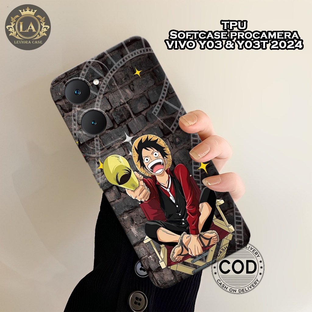 เคส HP ล่าสุด VIVO Y03 / Y03T 2024 - เคส Leviora - เคสแฟชั่นอนิเมะ - เคส VIVO Y03 / Y03T Softcase - 
