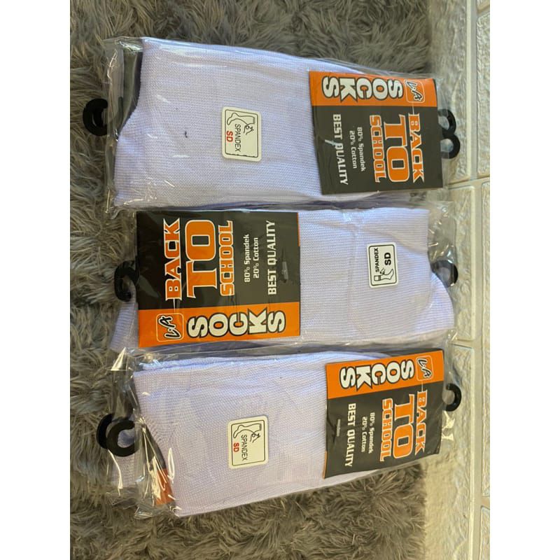 [1 PAIR] SCHOOL SOCKS BACK TO SCHOOL SOCKS / SPANDEX SOCKS / SIKATUN SOCKS