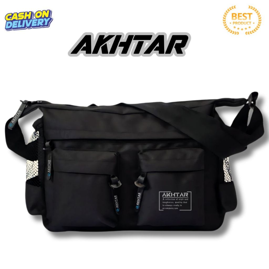 Akhtar Sling Bag Unisex Men Women Multy premium School Work มัลติฟังก์ชั่น