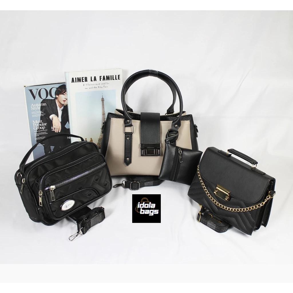 Idola BAGS ราคาประหยัด Combo BAG MJ 02 ผสม 100 พันบรรจุ 3 ชิ้น Business Package BAGS BAGS