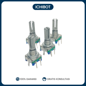 EC11 Rotary Encoder Potentiometer 5 ฟุตจอแสดงผล 20 มม.รอบ