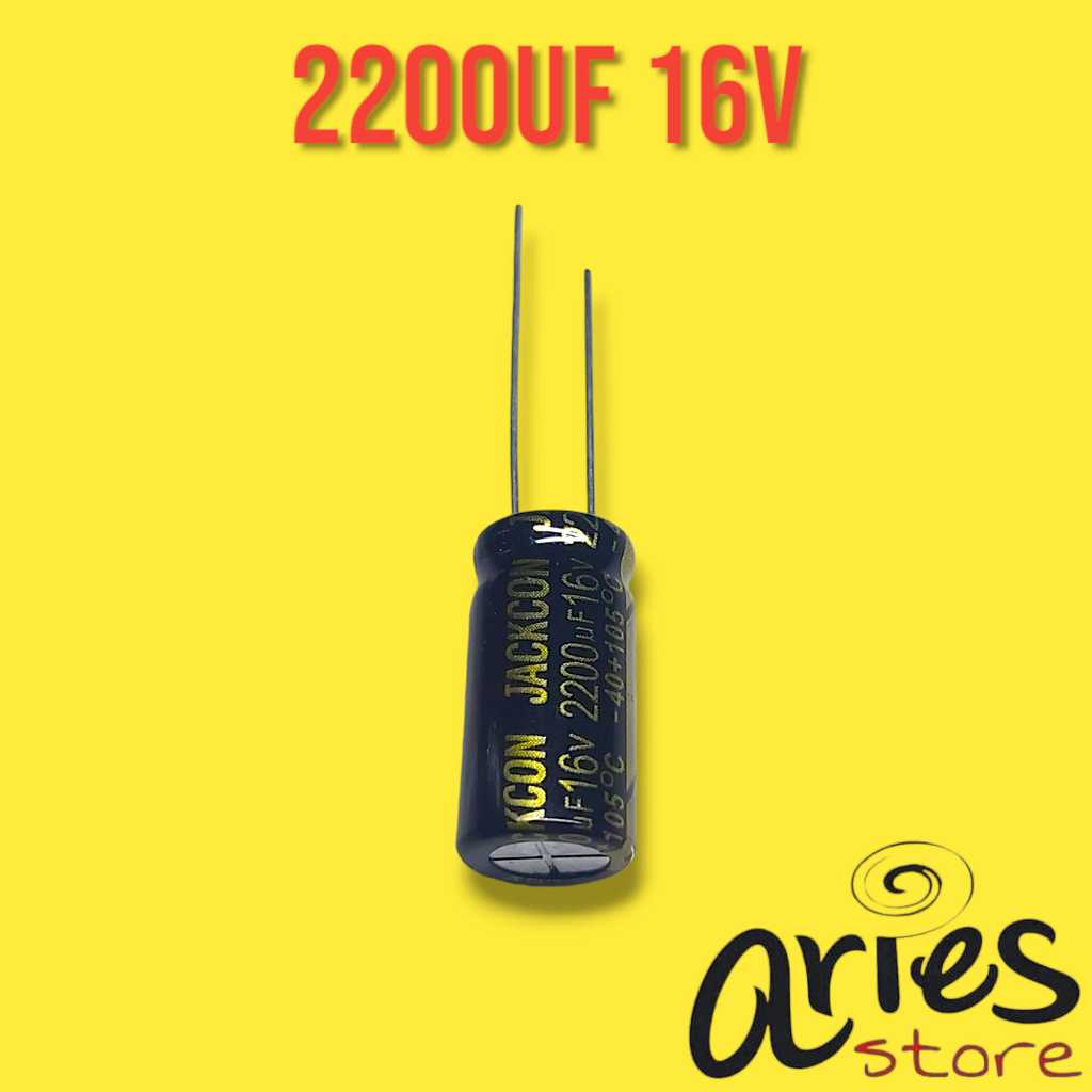 ELCO 2200uf 16v JACKCON 2200uf 16volt