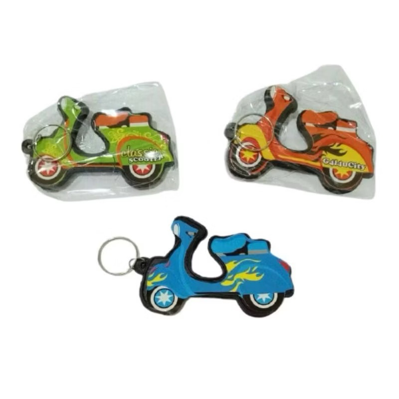 GANTUNGAN พวงกุญแจ Vespa - พวงกุญแจ Vespa ผลิตจากพลาสติกแข็ง