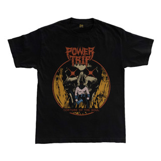 Kaos Power Trip Torture of the Soul Band Thrash Metal Kaos เสื้อยืด แบบหนา ยืดหยุ่น