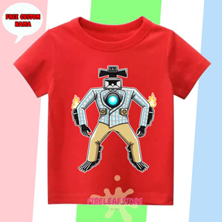 เสื้อยืด พรีเมี่ยม พิมพ์ลาย Siren MAN MECHA Boss สําหรับเด็ก