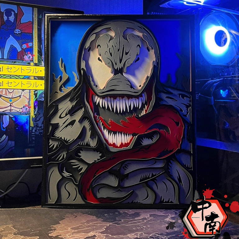 โปสเตอร์หลายชั้น Marvel Venom 3D