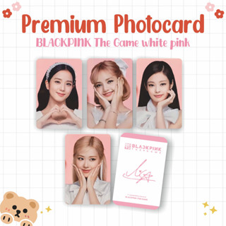 Blackpink THE GAME THE GIRLS โฟโต้การ์ด PC พรีเมี่ยม สําหรับเด็กผู้หญิง