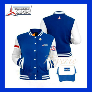 หมวกโบนัส BASEBALL JACKET เครื่องแบบปาร์ตี้ งานอีเวนท์ หลากหลาย แคมเปญ การเลือกตั้ง CALEG DAPIL ประธานาธิบดี DPD DPRD AHY TIMSES ทีมประสบความสําเร็จ 2024 ขายส่ง