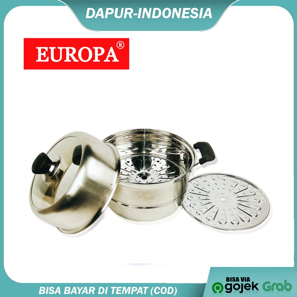 EUROPA STEAMER POT สแตนเลส 28 CM, 30cm & 32cm