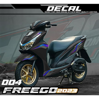 รูปลอก FREEGO NEW 2023 - DECAL FULL BODY FREEGO 2023 รหัส 04 กราฟฟิกเรียบง่าย