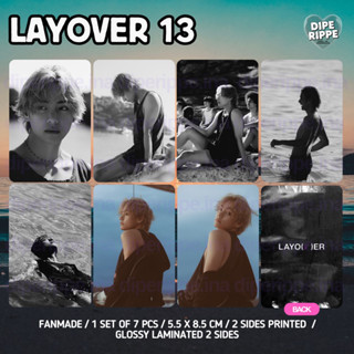 การ์ดรูปภาพ Bts - LAYOVER PHOTO 1 2 V KIM TAEHYUNG