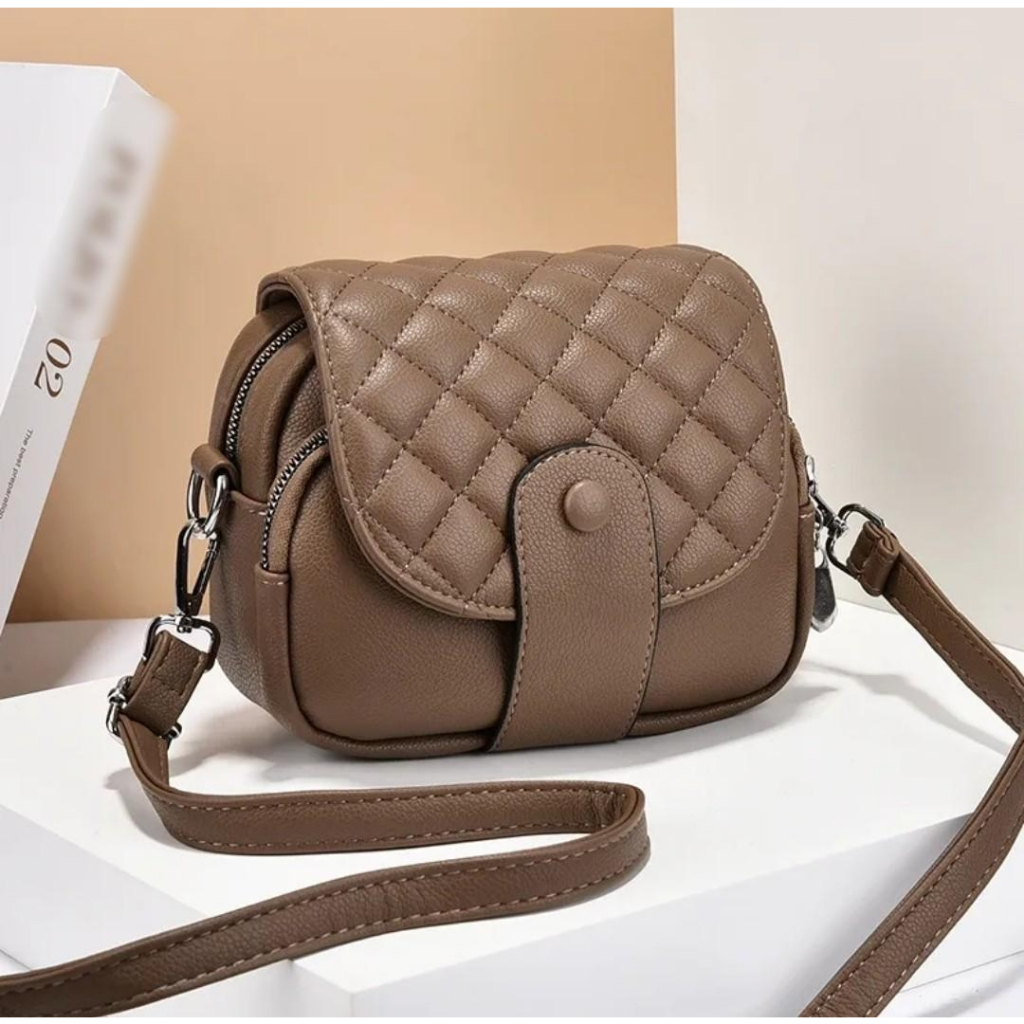 Sq- SLINGBAG KEPPA กระเป๋าสะพายข้างผู้หญิงใหม่ล่าสุด MINI กระเป๋าสะพายข้างผู้หญิงกระเป๋าสะพายผู้หญิง