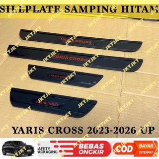 Yaris Cross GR SPORT แผ่นป้ายด้านข้าง สีดํา 2023 2024 2025